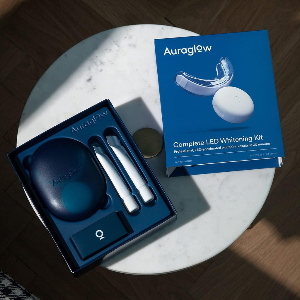 Teeth Whitening Kit with LED Light, 35% Carbamide Peroxide O919