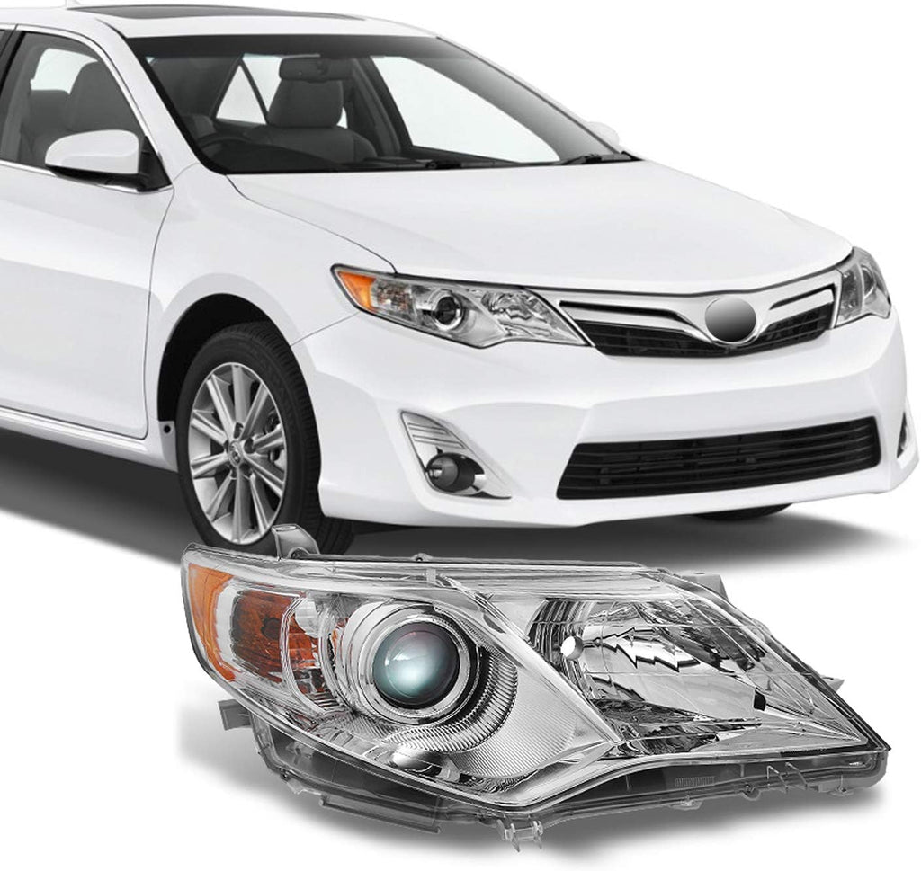 Chrome Clear Projector Headlights Pair V985473