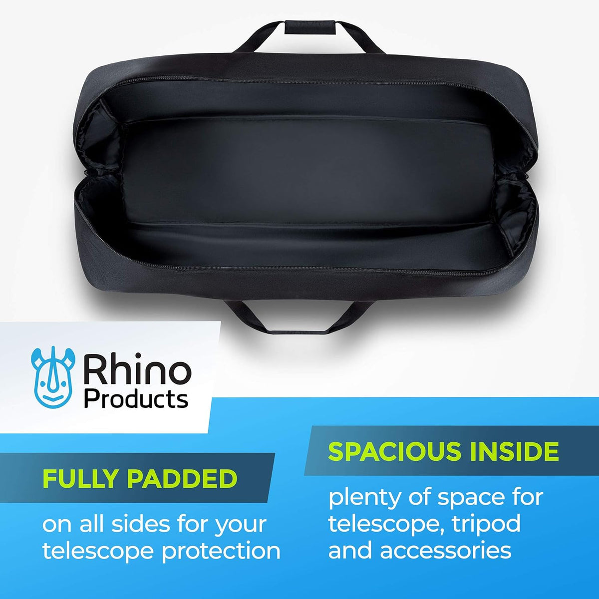 Shock-Absorbent Telescope Carrying Case with Adjustable Shoulder Strap O270103
