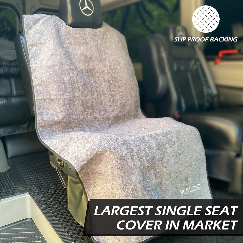 Terry Cloth Universal Car Seat Cover Pack of 2 W94887