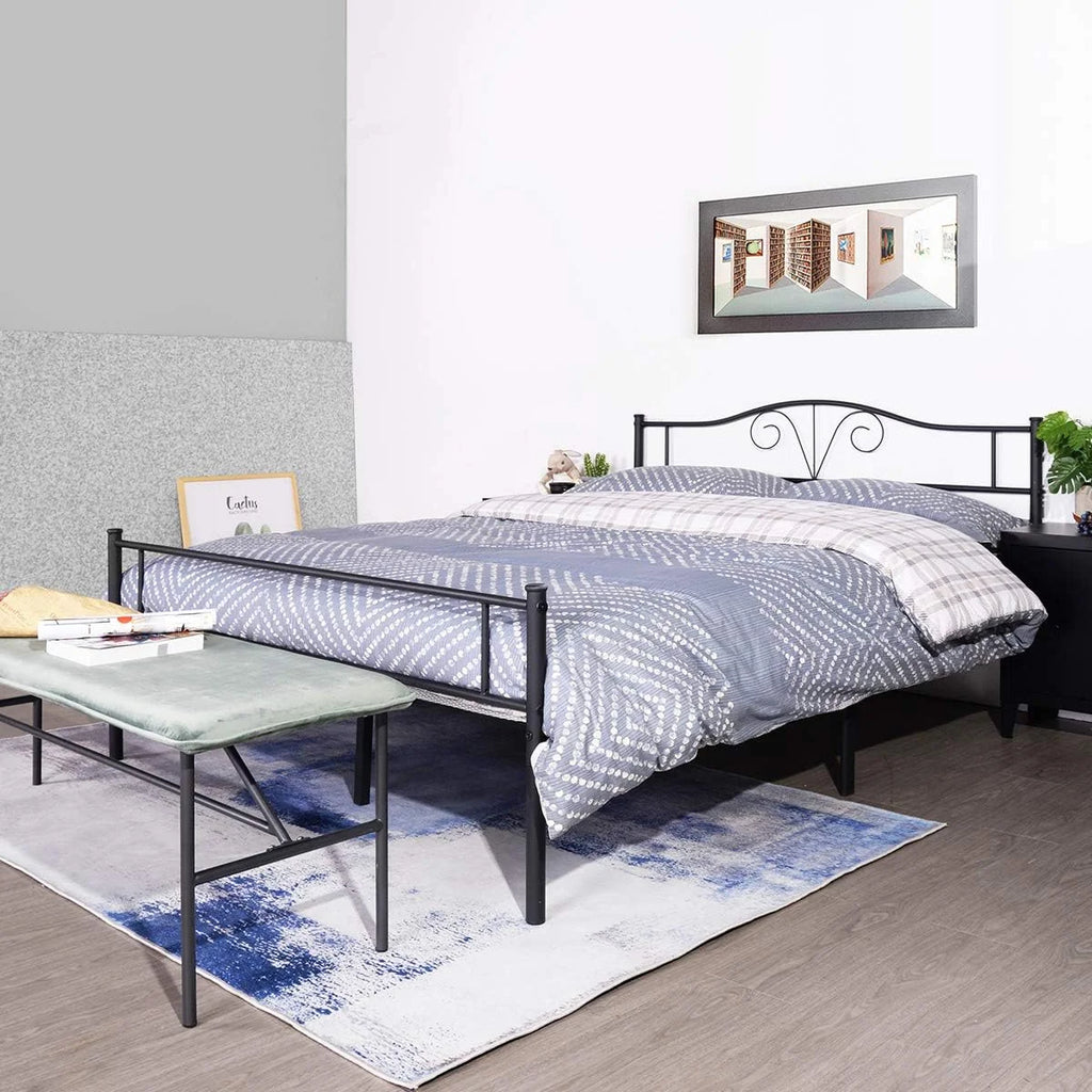 Heavy Duty Metal Queen Size Bed Frame H3964
