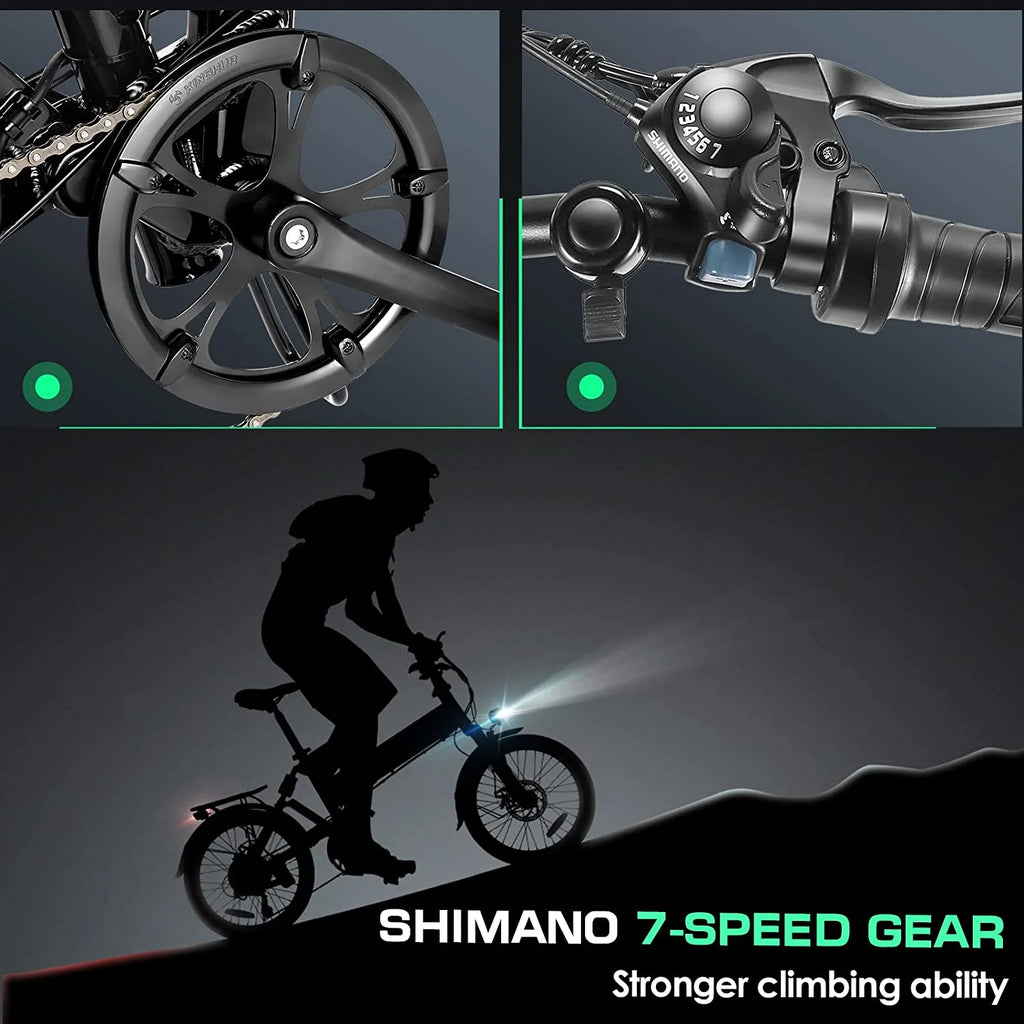 Folding Electric Bike 500W Full Suspension D874020
