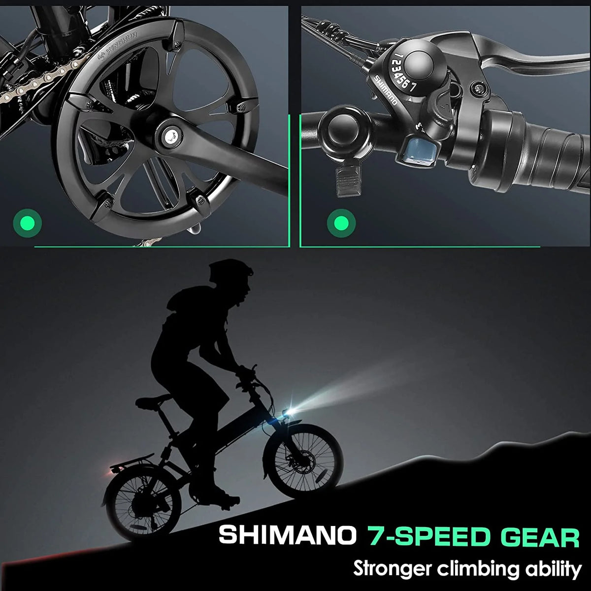 Folding Electric Bike 500W Full Suspension D874020