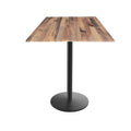 36 in. Indoor & Outdoor All-Season Table with Square Rustic Top R404