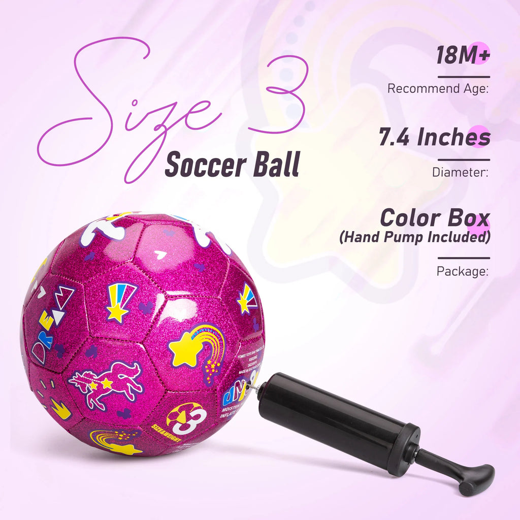 Size 3 Soccer Balls with Pump X988