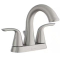 2-Handle 4 in. Centerset Bathroom Faucet in Brushed Nickel I746