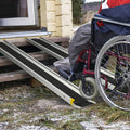 7FT Portable Adjustable Telescoping Wheelchair Ramp A962