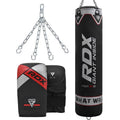 Filled Heavy Punching Bag Set with Gloves and Chain I12026