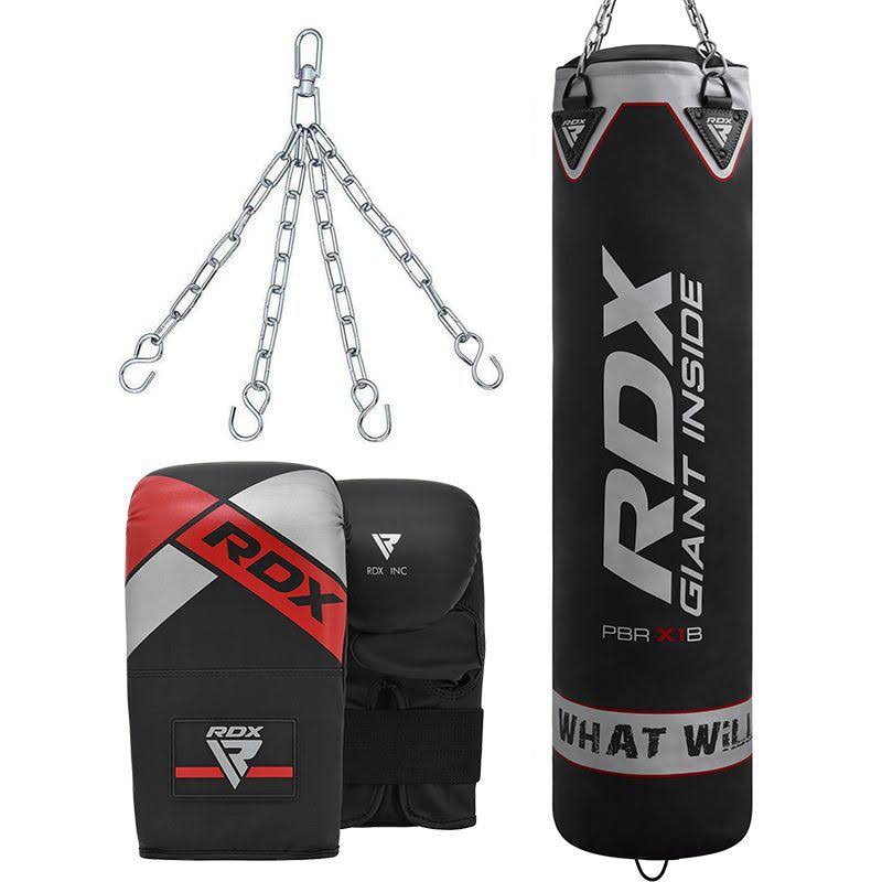 Filled Heavy Punching Bag Set with Gloves and Chain I12026