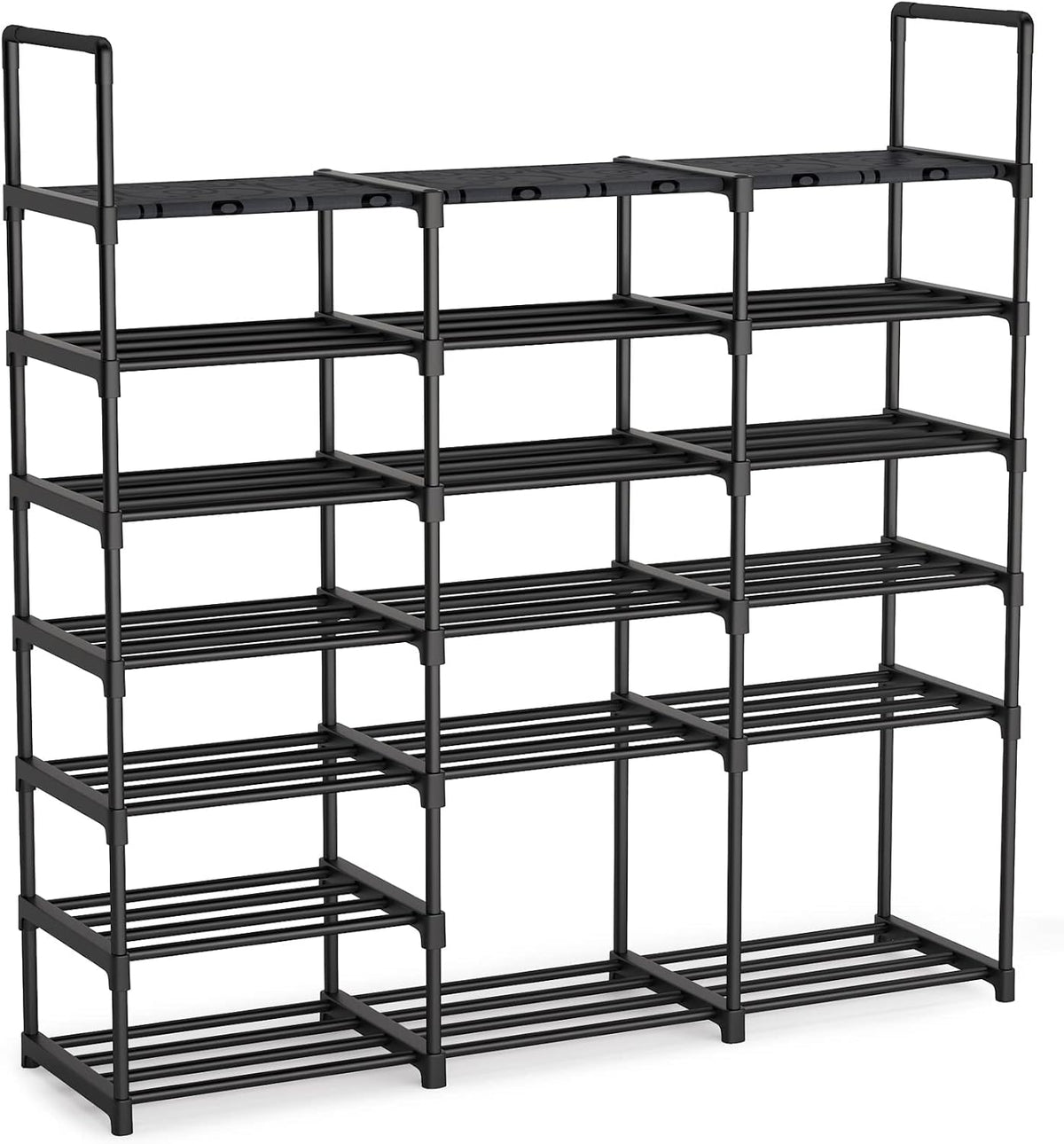 7 Tiers 3 Rows Metal Shoe Rack P377781