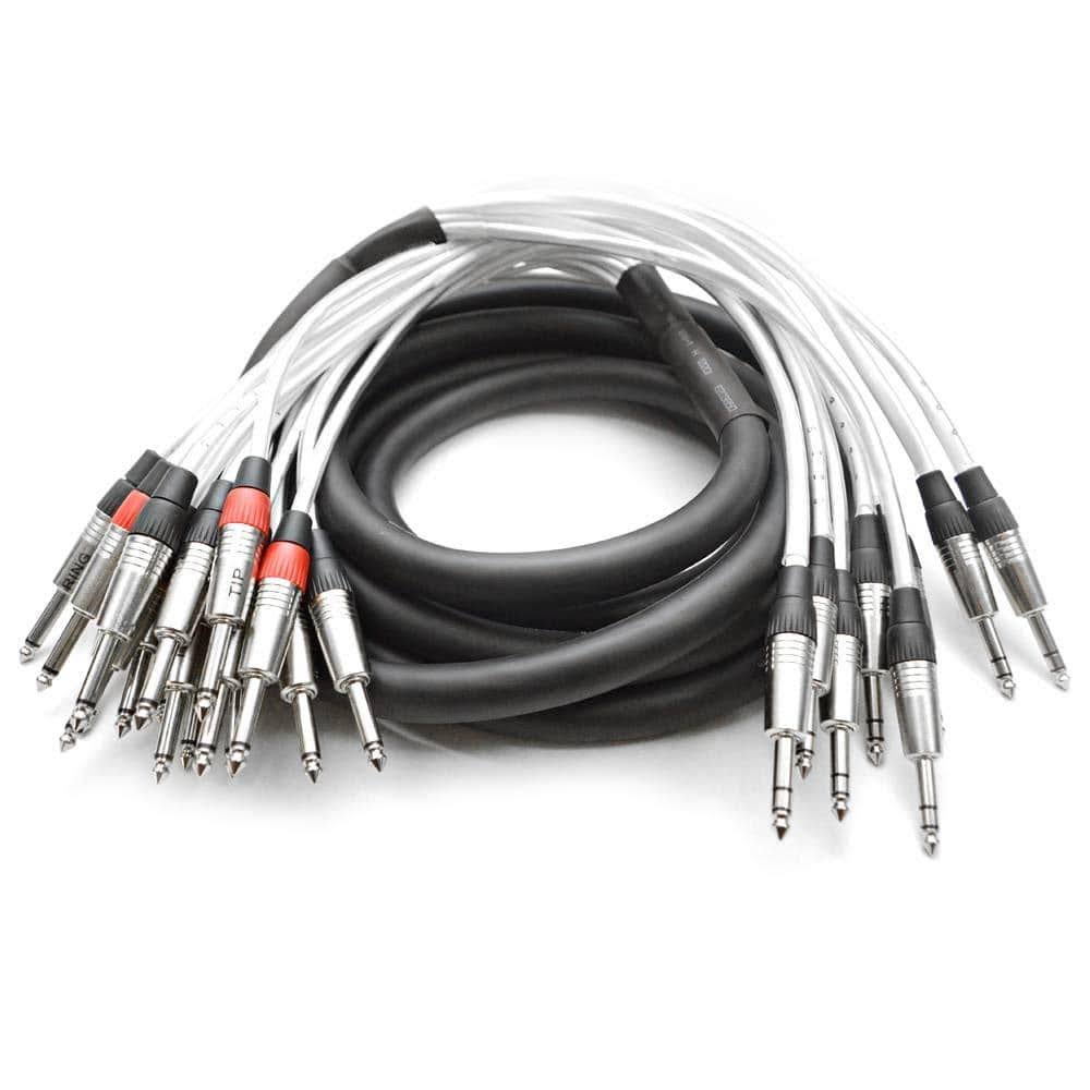 8 Channel TRS Insert Snake Cable to 16 TS 15 Feet S609306
