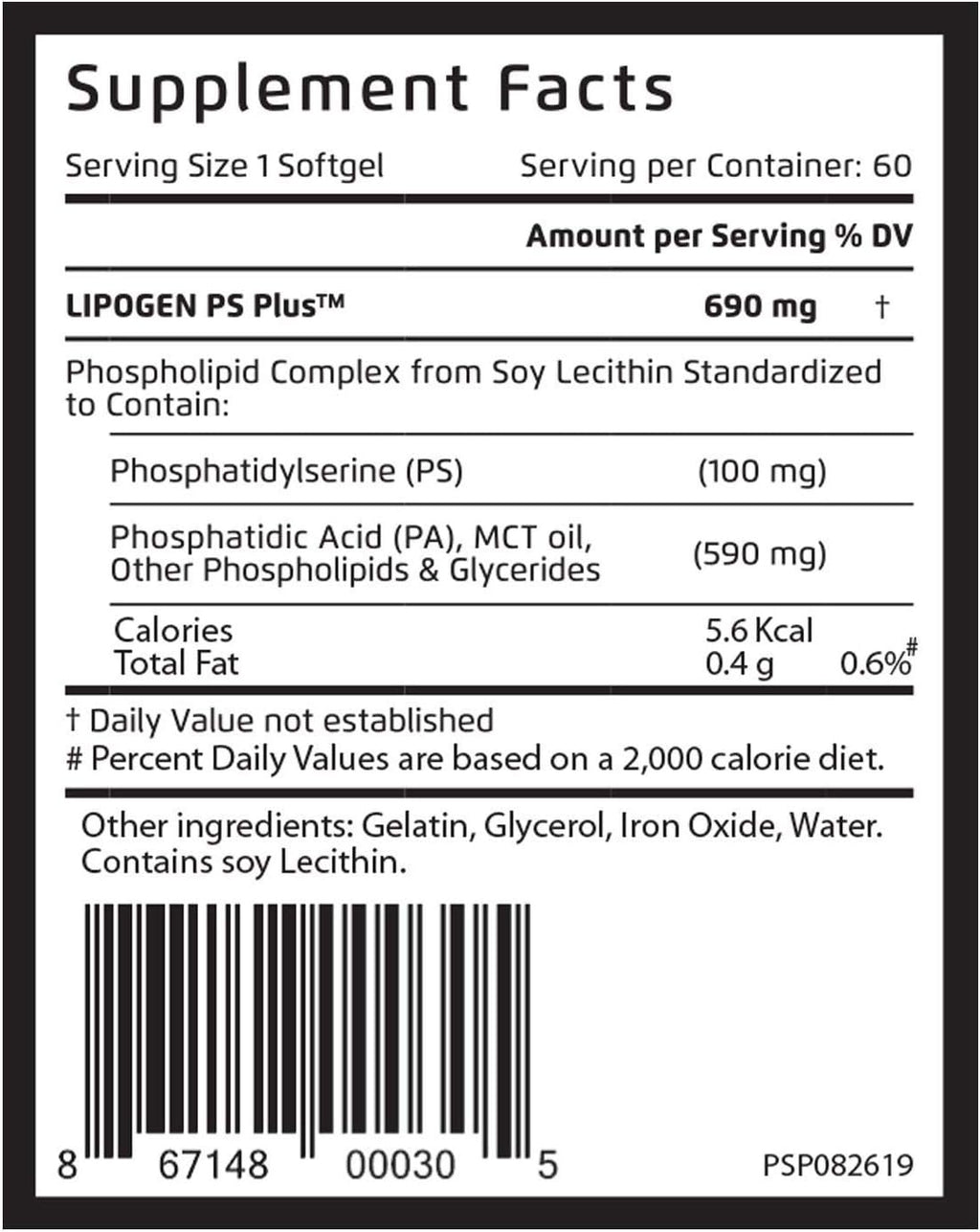 60 Softgels Memory Supplement Pack of 2 X226178