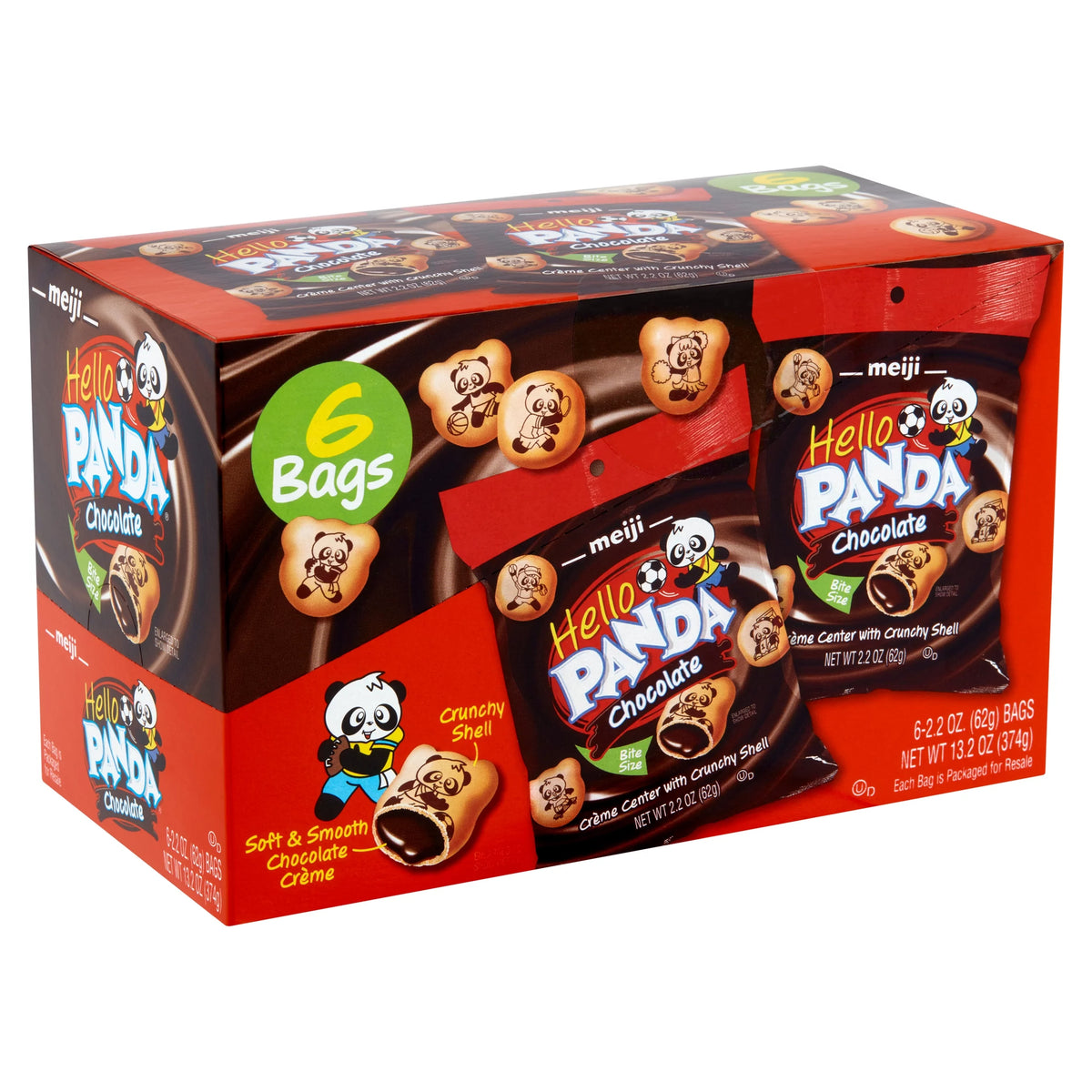 Bite Size Chocolate Crème Center Cookies, 2.2 Oz, 6 Ct X2657