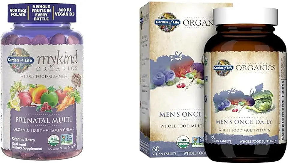 Organic Prenatal Gummies Multivitamin 60 Tablets Y567194