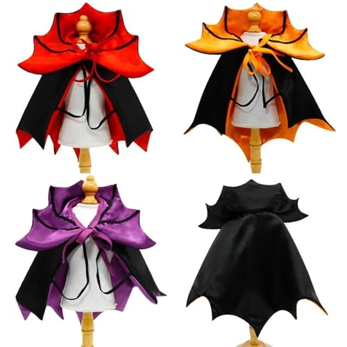 4-Piece Halloween Pet Cosplay Vampire Cloak U721