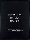 Black Letter Board with Letters 18"x24" T169793