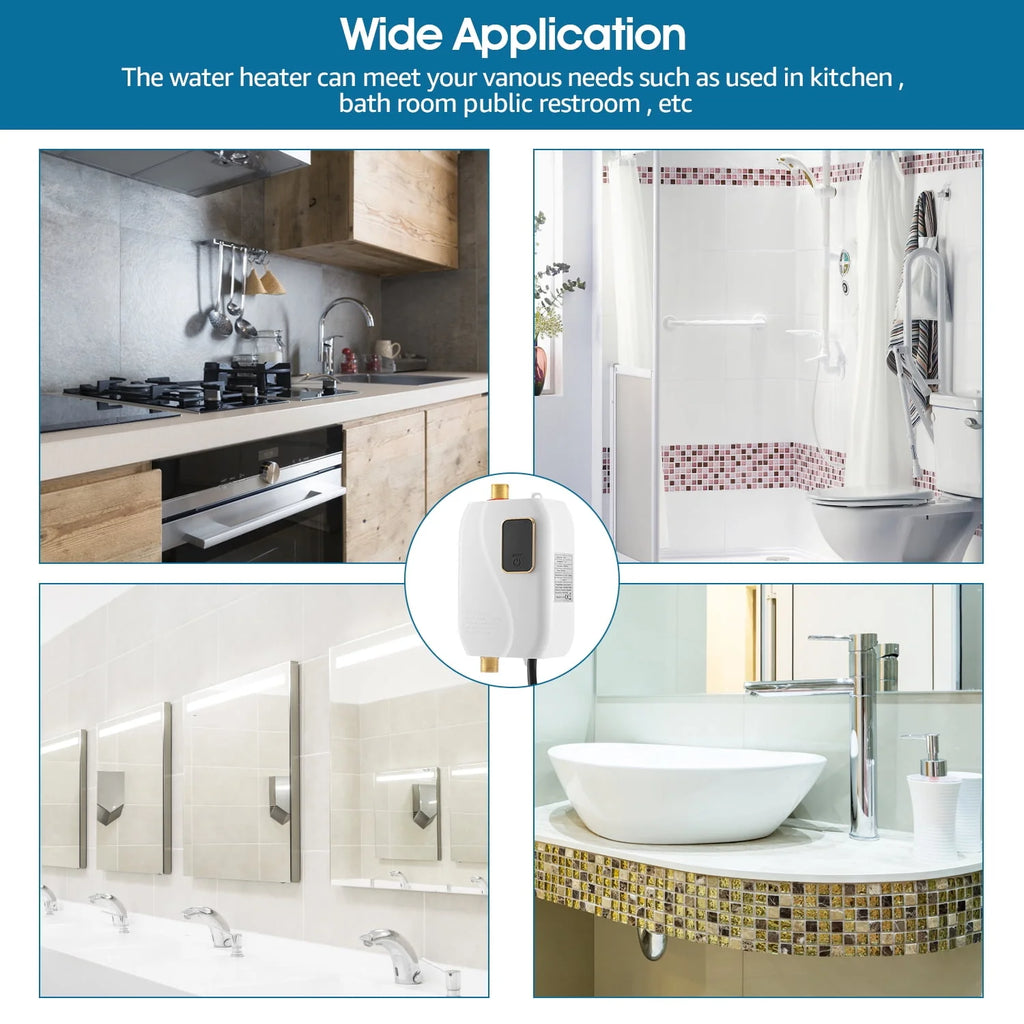 3.0KW 110V Electric Tankless Water Heater G15615