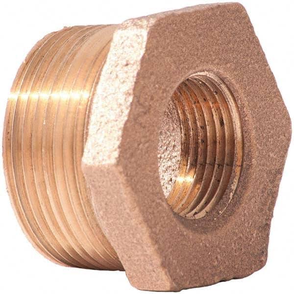 Brass 125 lb Lead Free Hex Bushing NPT Male x Female K663358