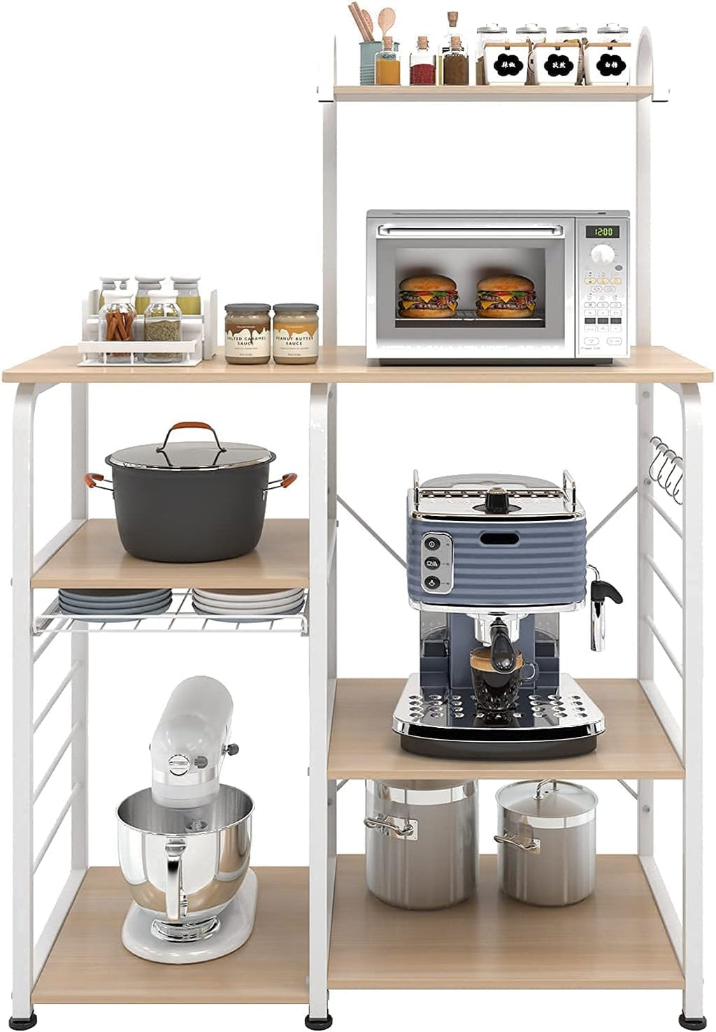 Black Kitchen Storage Cart I895689