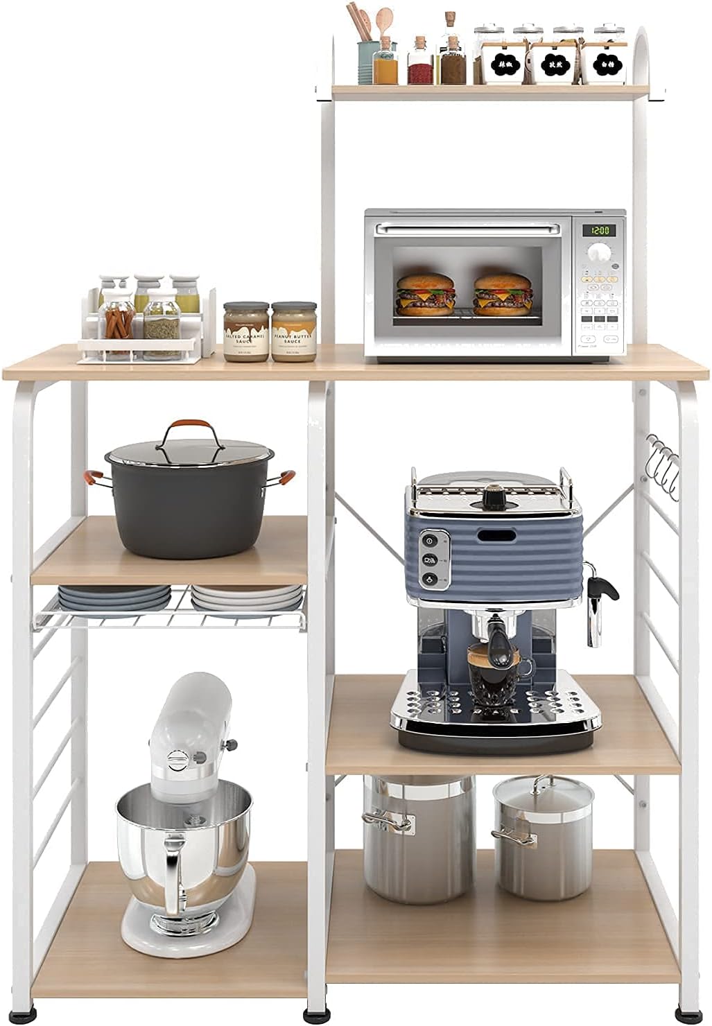 Black Kitchen Storage Cart I895689