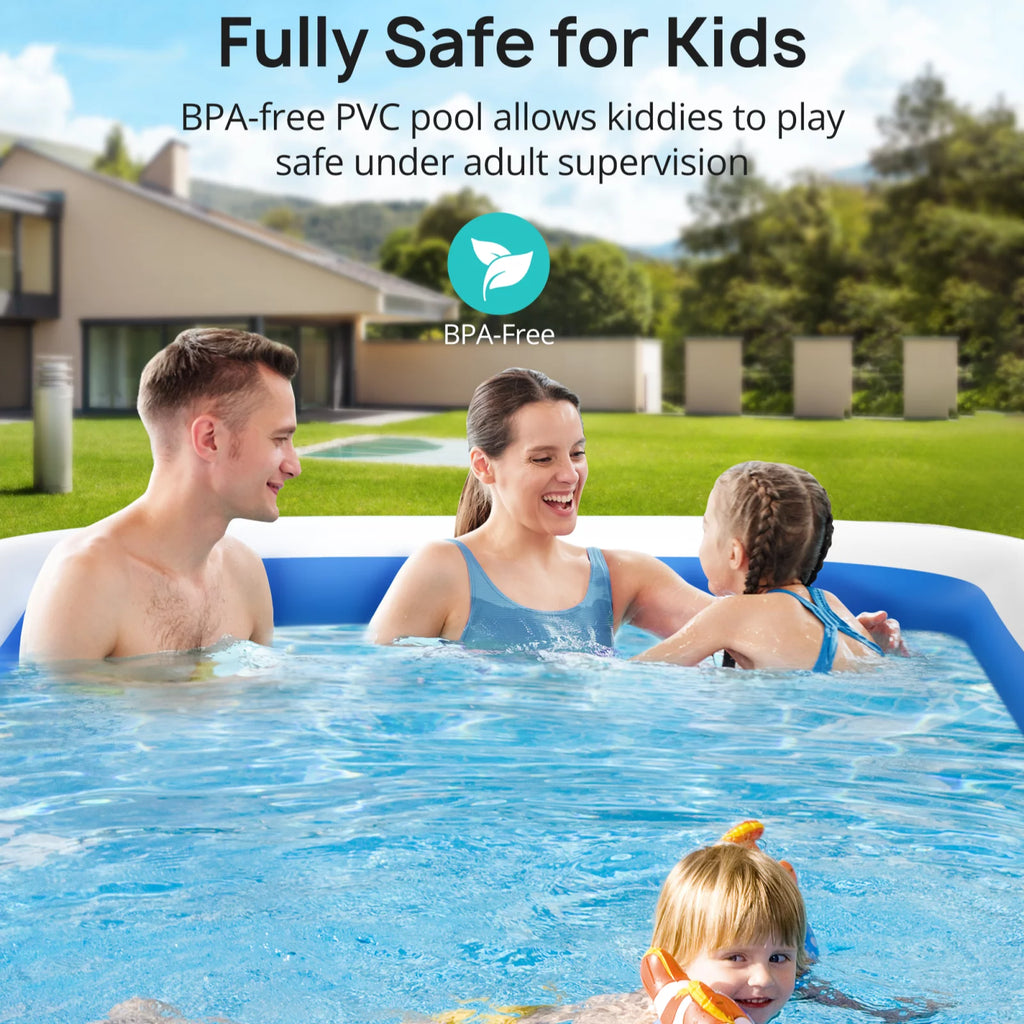 Inflatable Swimming Pools 119'' x 72'' x 20'' I1902