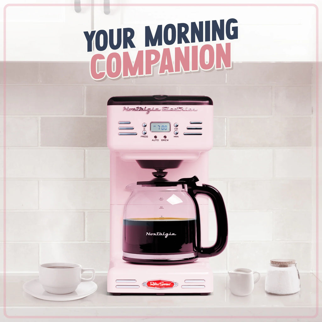 Pink 12-Cup Coffee Maker X264386
