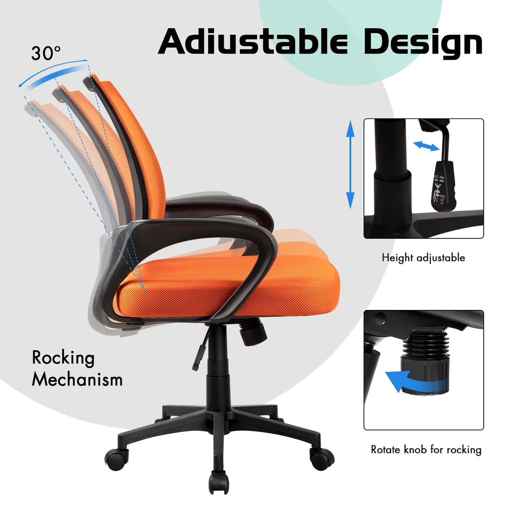 Black Swivel Manager's Chair with Lumbar Support Z88878