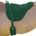 Fleece Bareback Pad Non Slip Fleece Girth Green G53745