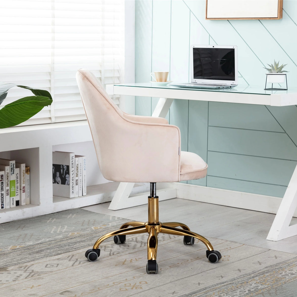 Velvet Swivel Armchair M382053