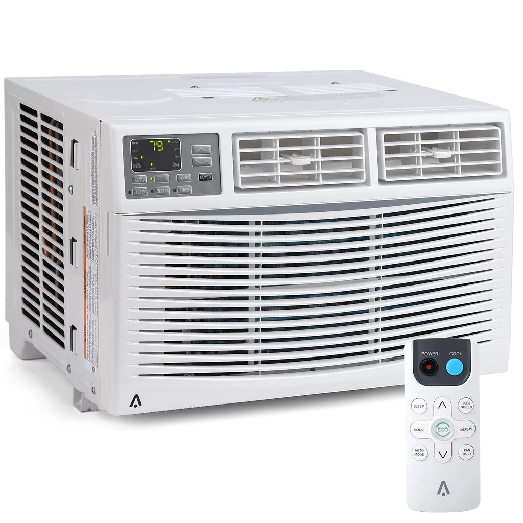 6,000 BTU Window-Mounted Air Conditioner with Remote/APP Control D412403
