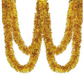 25 ft Silver & White Tinsel Twist Garland V390