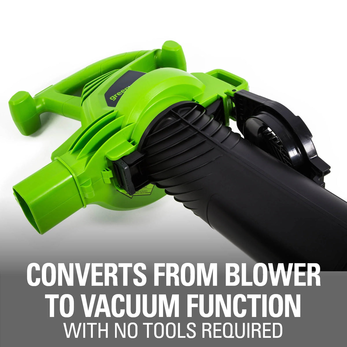 12 Amp 375 CFM Corded Electric Leaf Blower/Mulcher/Vacuum W7405