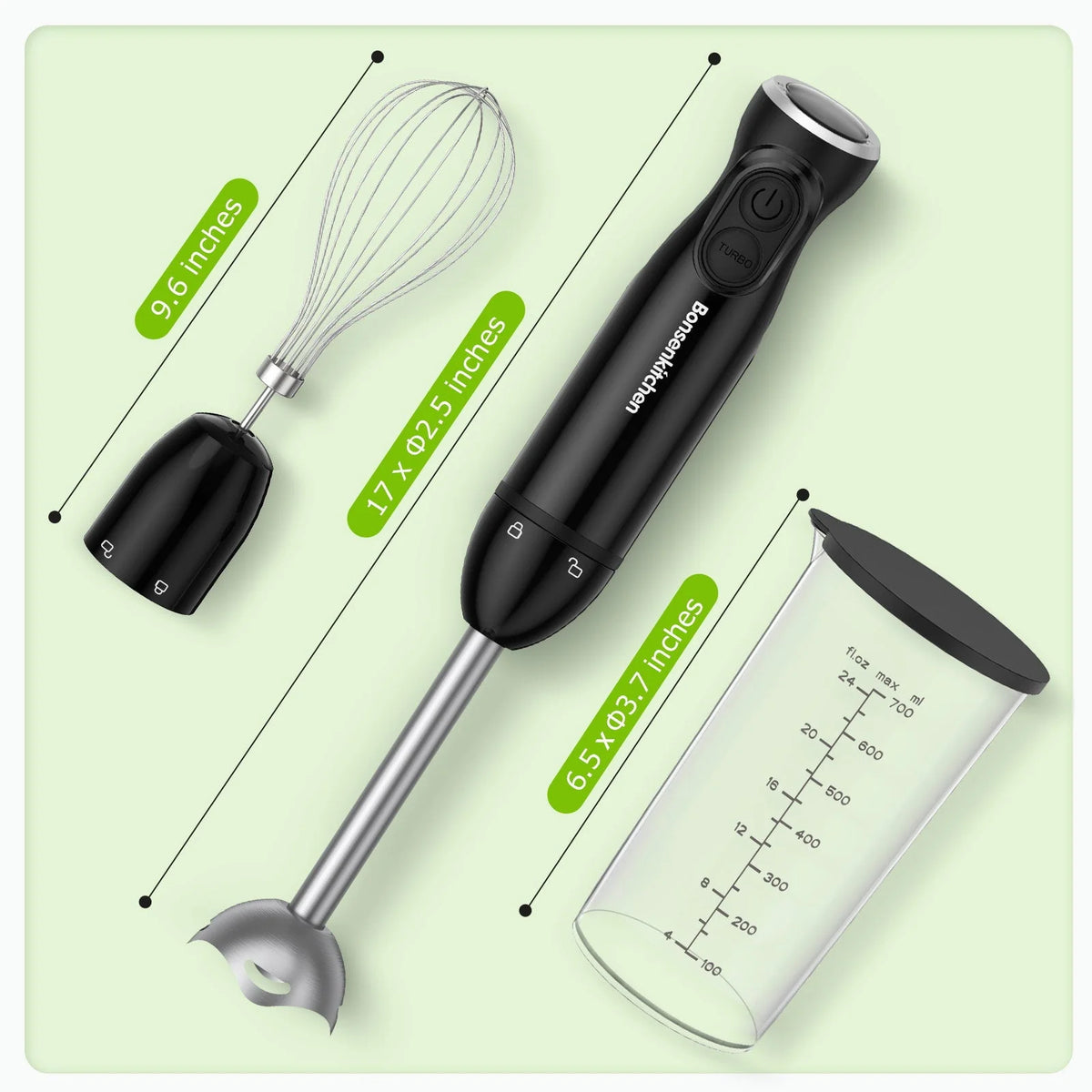 Stainless Steel 20-Speed Immersion Blender J55692