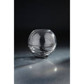 Clear and Black Glass Tea Light Holder G361261