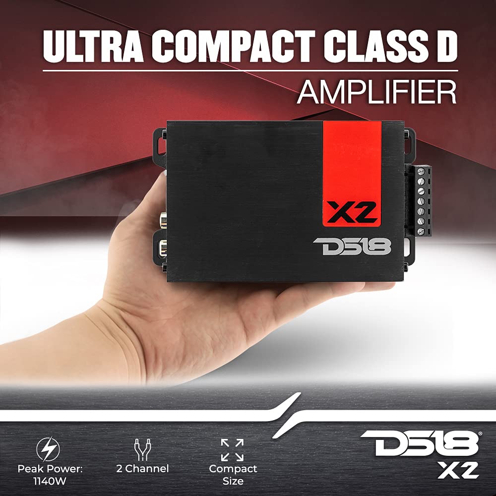 2 Channel Class D Car Audio Amplifier 1140 Watts A705