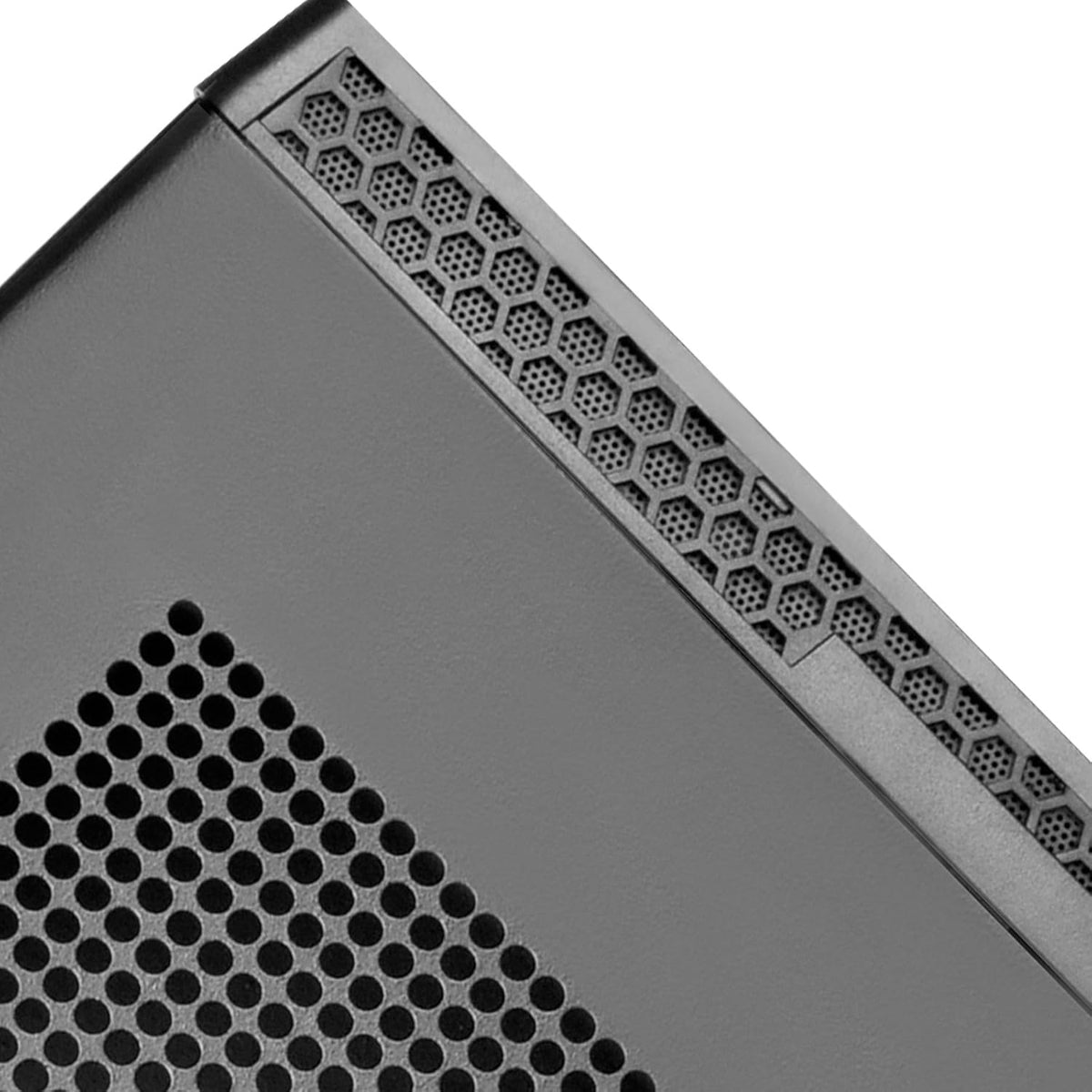 Black Ultra Compact Mini-ITX Computer Case with Mesh Front Panel X557