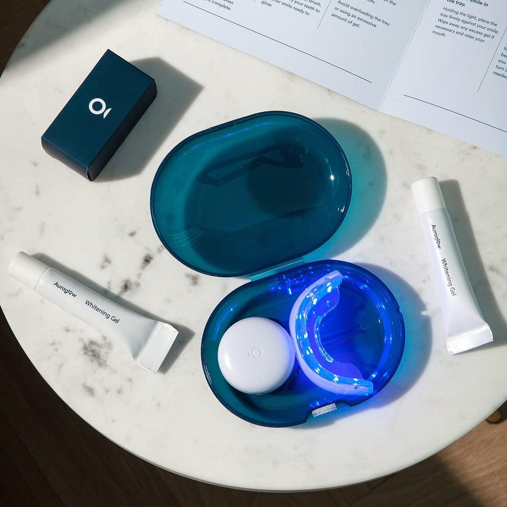 Teeth Whitening Kit with LED Light, 35% Carbamide Peroxide O919