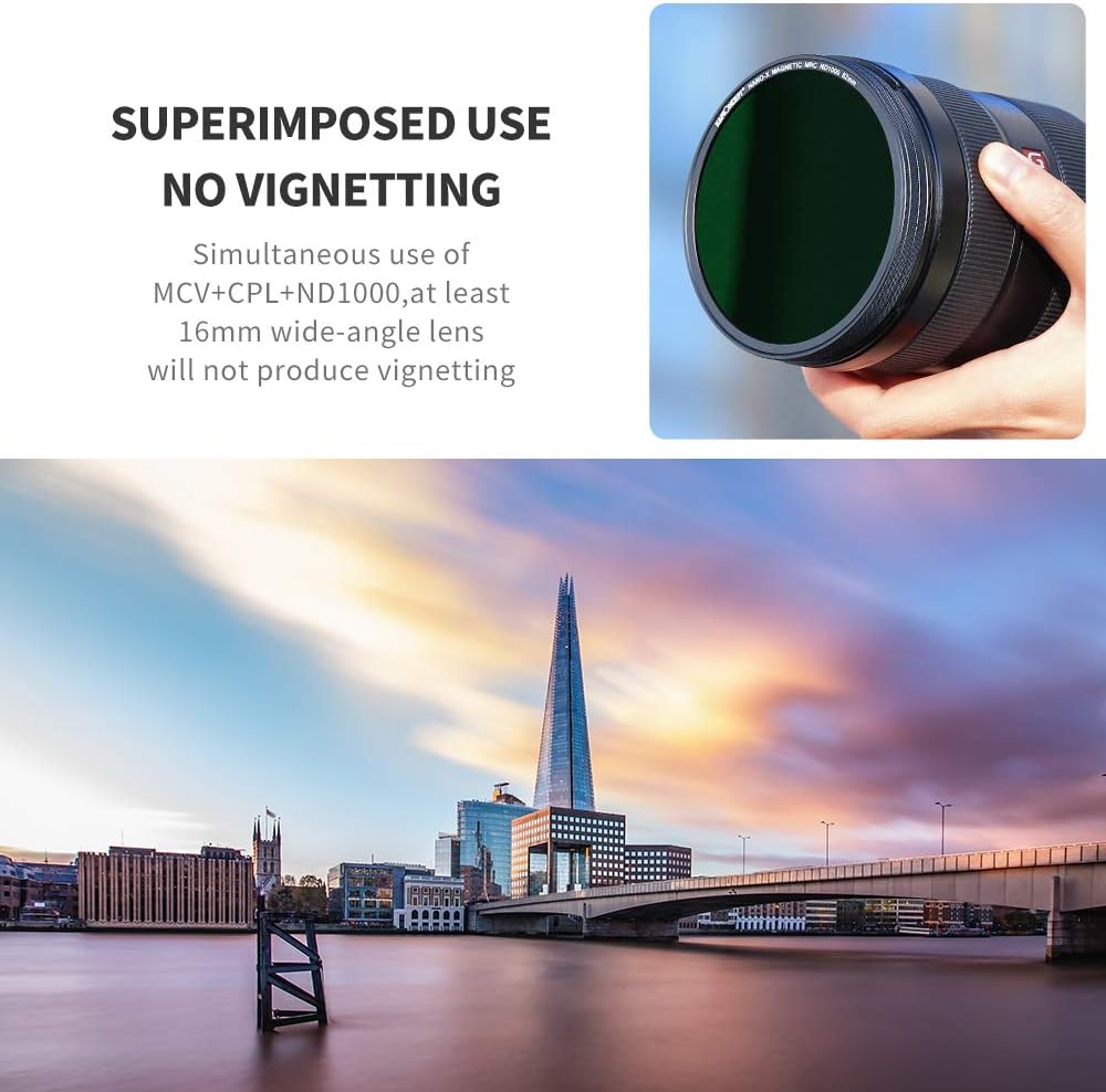 77mm Magnetic Lens Filter Kit with 4 in 1 Filter Pouch W1702