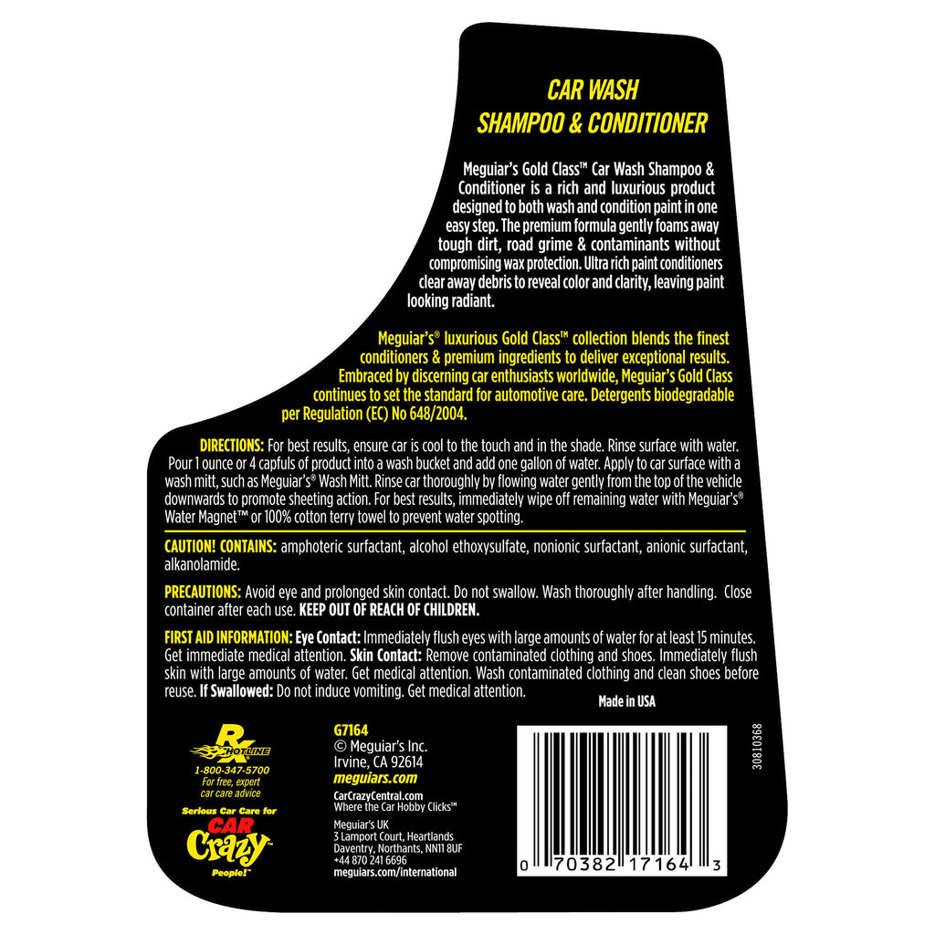 Car Wash Shampoo & Conditioner 64 Fluid Ounces R85954