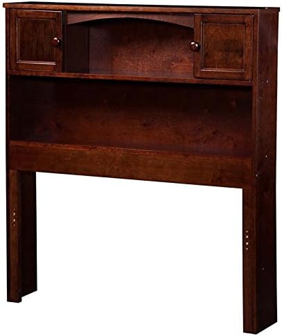 Twin Bookcase Headboard in Walnut E4477