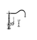 Polished Chrome Kitchen Faucet with Side Spray Q71773