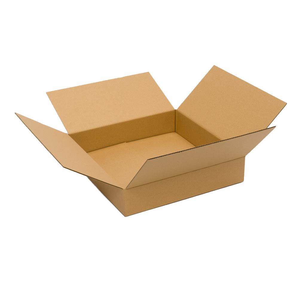 Recycled Corrugated Cardboard Single Wall Flat Box D7502