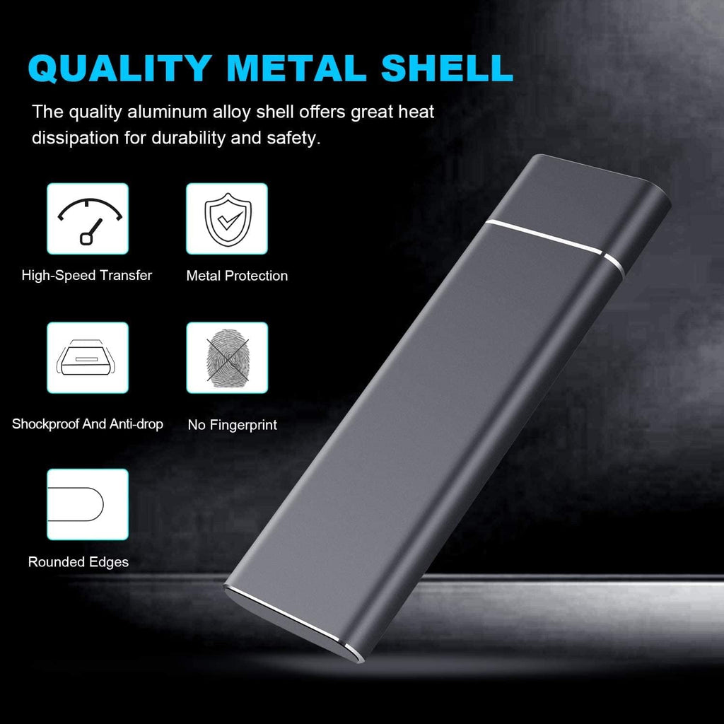 Black 2TB Portable External SSD C425