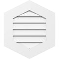 Vertical Peaked Surface Mount PVC Gable Vent Q23345