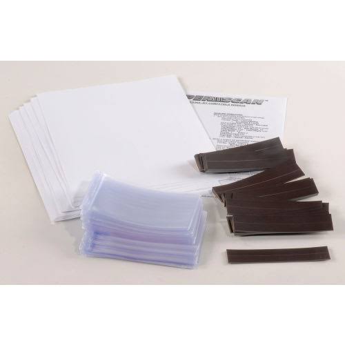 Clear Vinyl Label Holder, 6 inL x 4 inW, 50 Pk W88670
