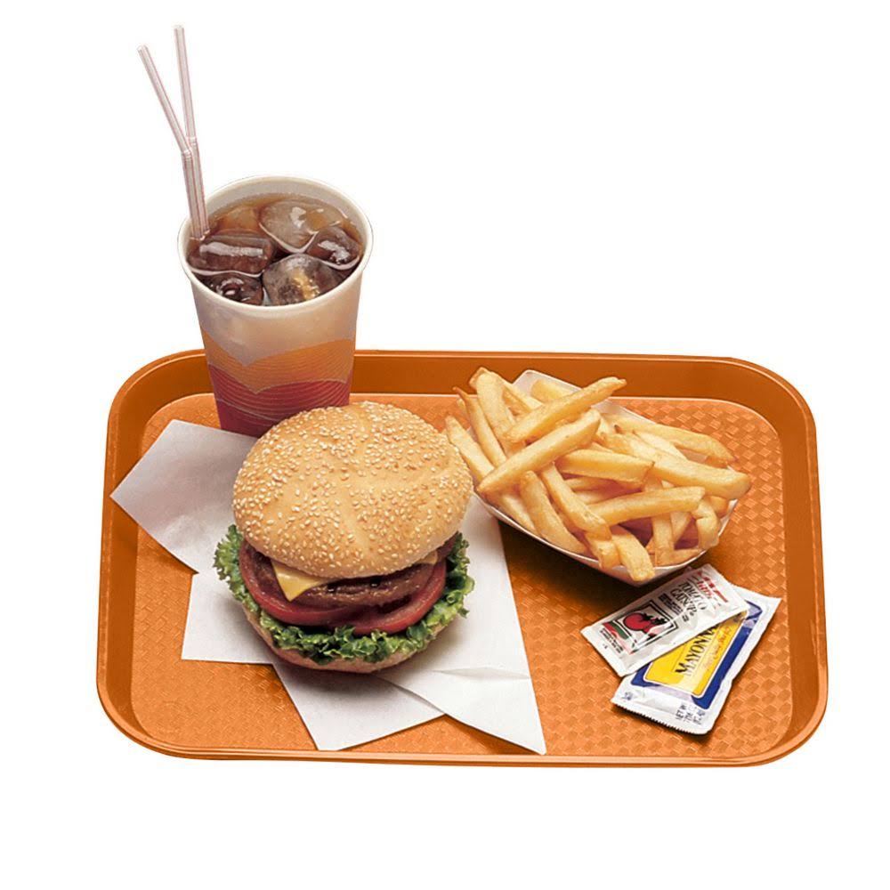 Orange Fast Food Tray - Dozen T6280
