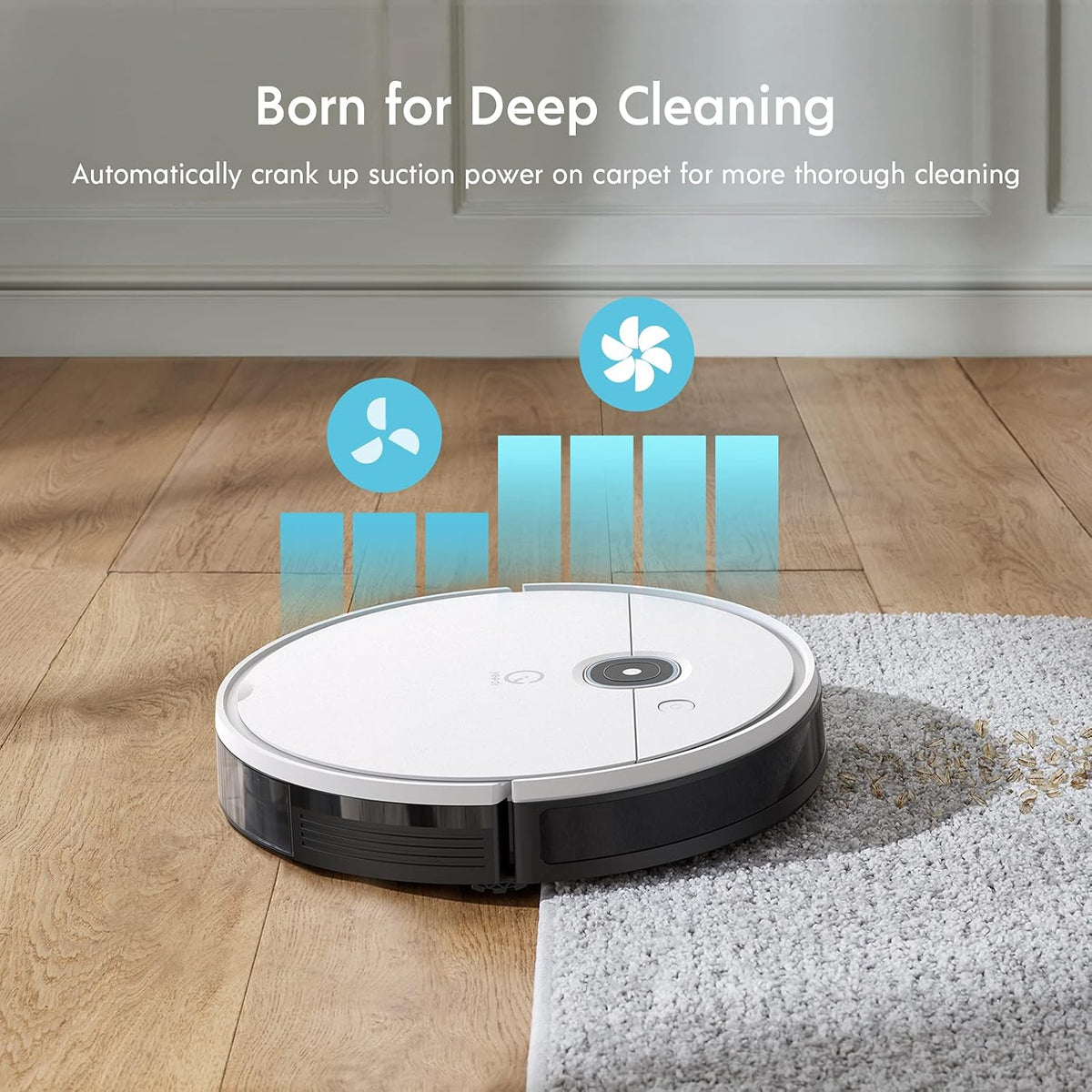 Robot Vacuum with Self-Empty Station, 3000Pa Suction, Smart Visual Mapping X7406