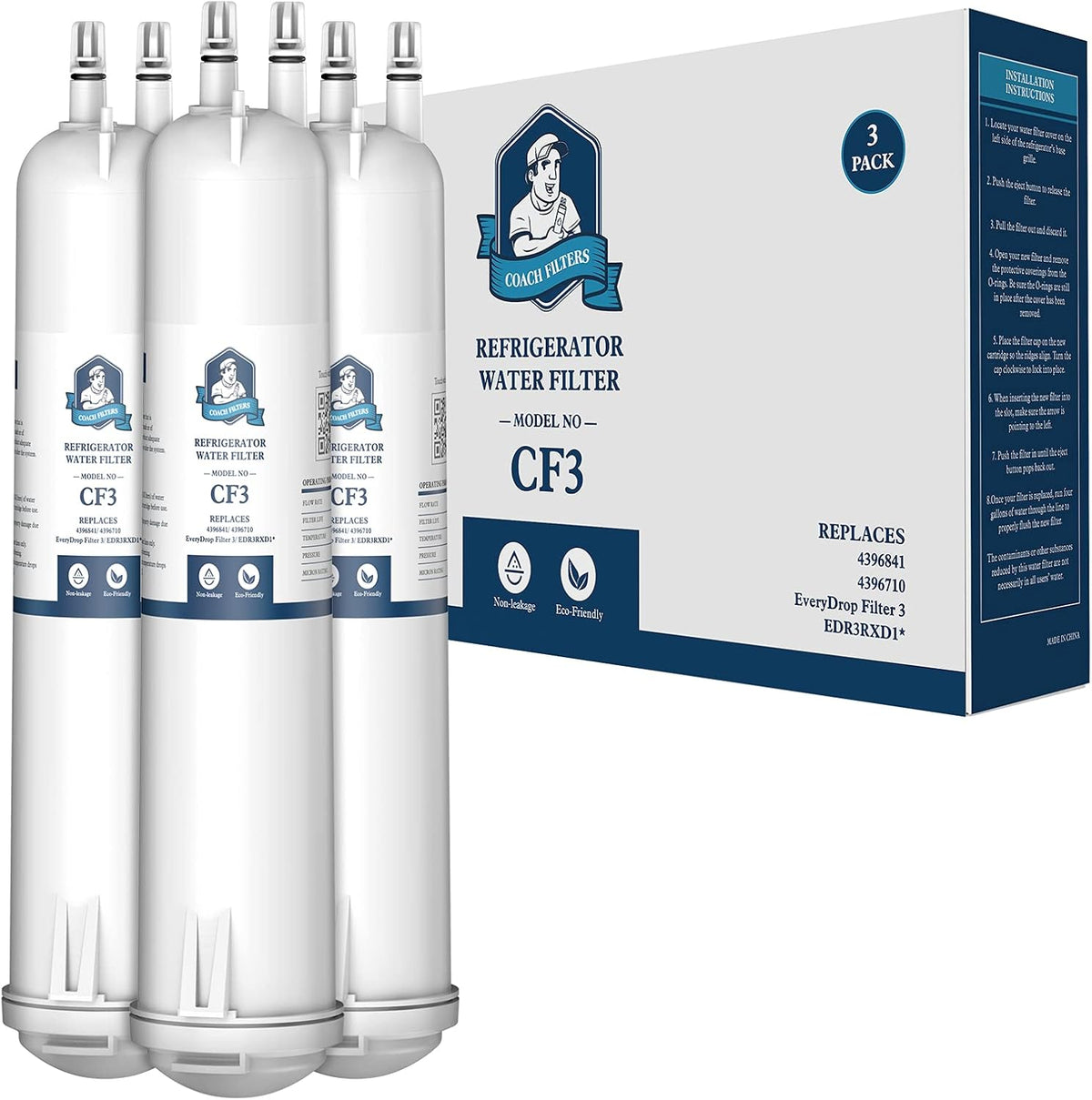 Water Filter Cap 3-PACKS L707