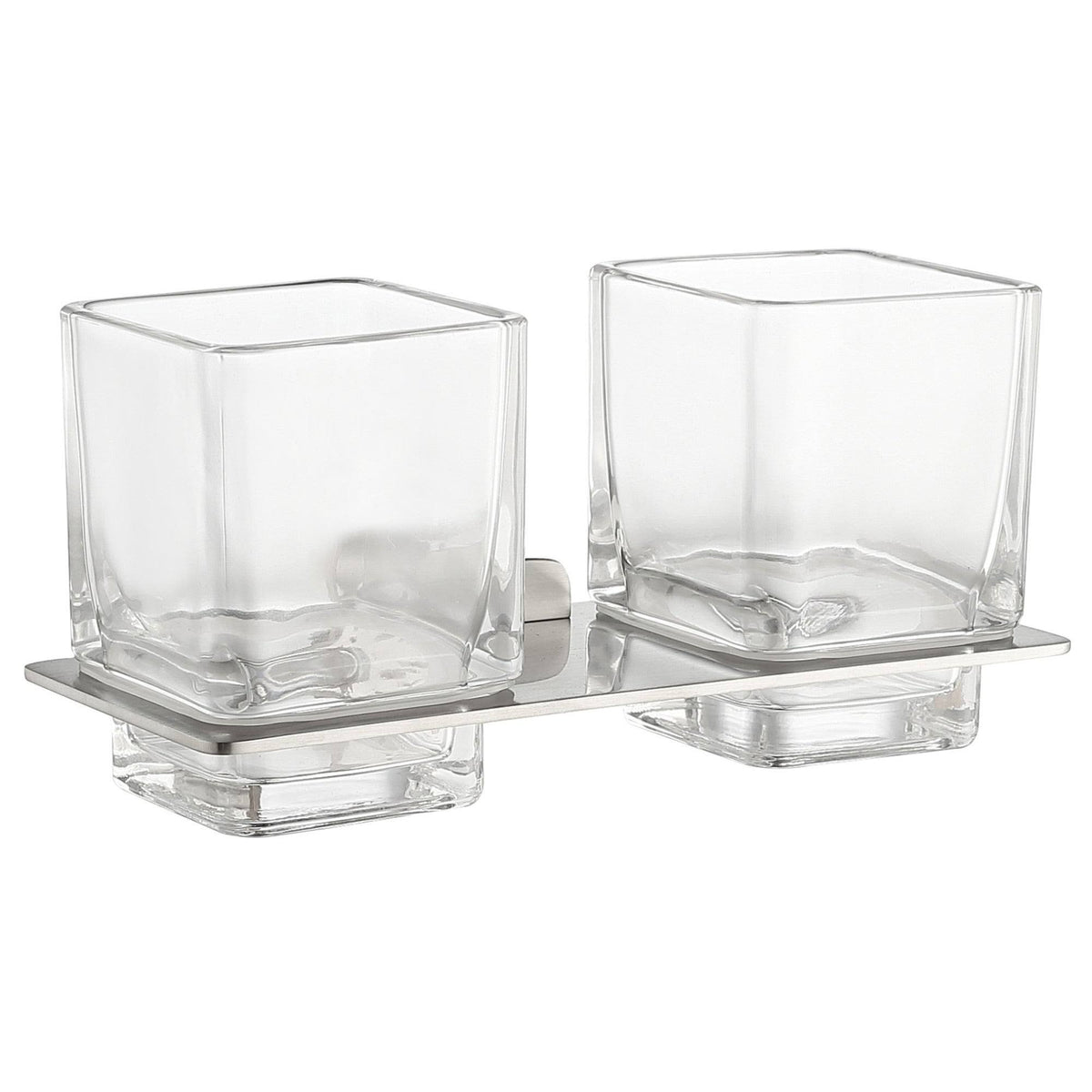 Brushed Nickel Dual Toothbrush Holder N642324
