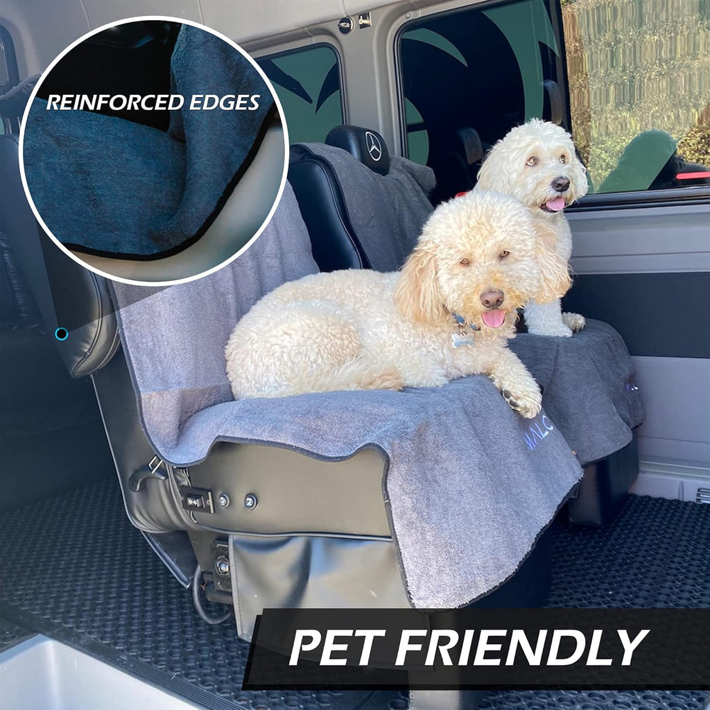Terry Cloth Universal Car Seat Cover Pack of 2 W94887
